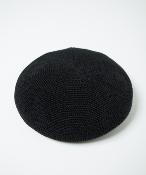 RACAL（ラカル） 帽子 ベレー帽 Crochet Style Knit Beret