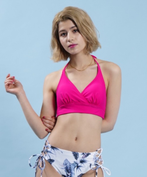 Beach Queen 水着 Queen/ビーチクイーン 無地ビスチェビキニ