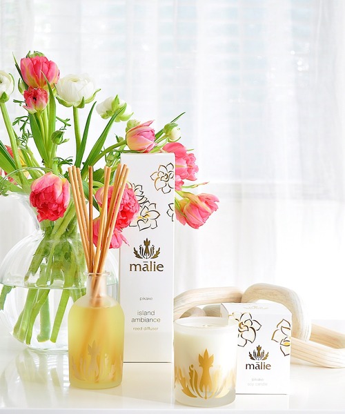 Malie Organics（マリエオーガニクス） キャンドル Soy Candle Pikake