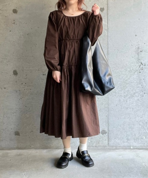 ワンピース ブラウンティアードワンピース : ZOZOTOWN Yahoo!店 - 通販