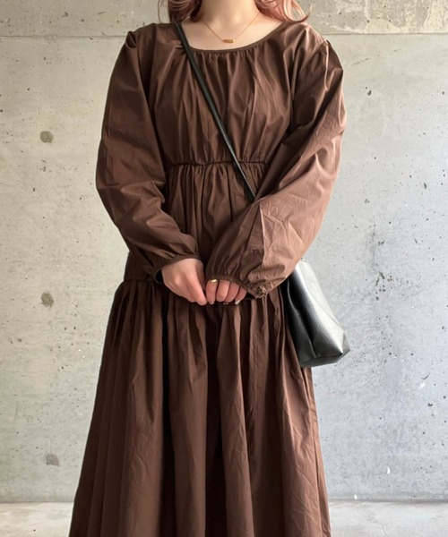 ワンピース ブラウンティアードワンピース : ZOZOTOWN Yahoo!店 - 通販