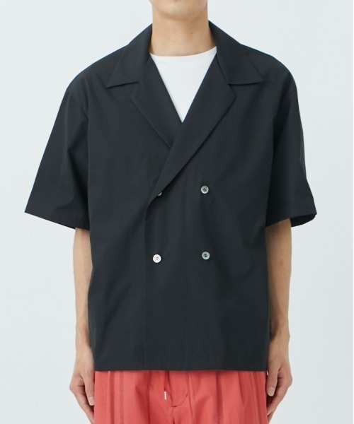 シャツ ブラウス 「COGNOMEN/コグノーメン」DOUBLE BREASTED SHIRT  