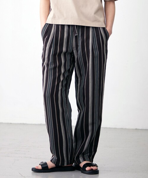 J.PRESS YORK STREET パンツ 「UNISEX」ツイルストライプ パンツ