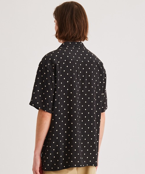 Saturdays NYC シャツ Dot Open Collar S/S Shirt メンズ