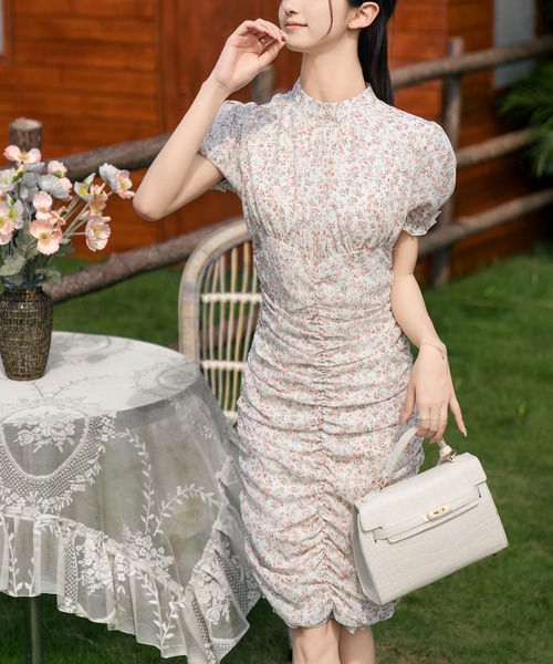 SOOR PLOOM 花柄 半袖ワンピース 6Y SOOR PLOOM ワンピース 6/7y