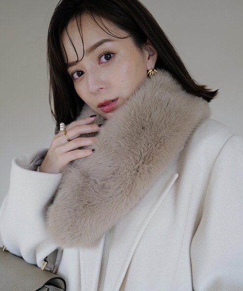 【新品未使用】anuans ファーティペット anuans マフラー ファーティペット レディース : ZOZOTOWN Yahoo