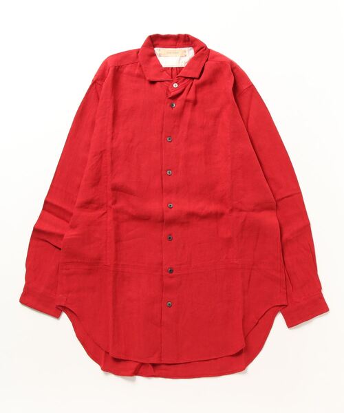 suzuki takayuki シャツ one-piece standing-collar shirt I