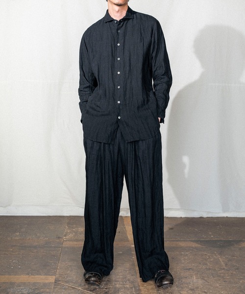 suzuki takayuki スタンドカラー シャツ suzuki takayuki シャツ one-piece standing-collar shirt I