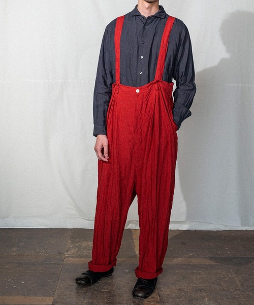 suzuki takayuki シャツ one-piece standing-collar shirt I