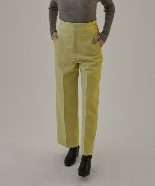 美品✨イデアルーチェ サロペットパンツ イエロー S〜M RIO】マルチサロペットパンツ – un number