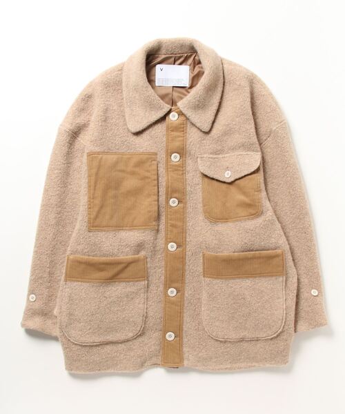 VOAAOV コート ジャケット 「VOAAOV」BISHU ANGORA PILE JERSEY