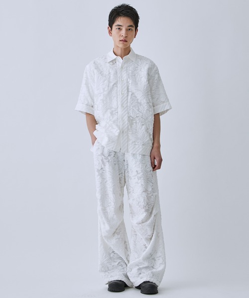 TAG（PORTER） 七分袖 シャツ 「TAAKK/ターク」JACQUARD SHIRTS メンズ