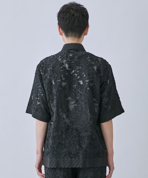TAG（PORTER） 七分袖 シャツ 「TAAKK/ターク」JACQUARD SHIRTS メンズ
