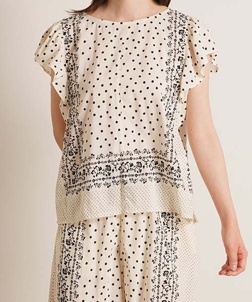 キッドブルー -２４バンダナドット -半袖トップス -KRWN356 -kidblue レディース