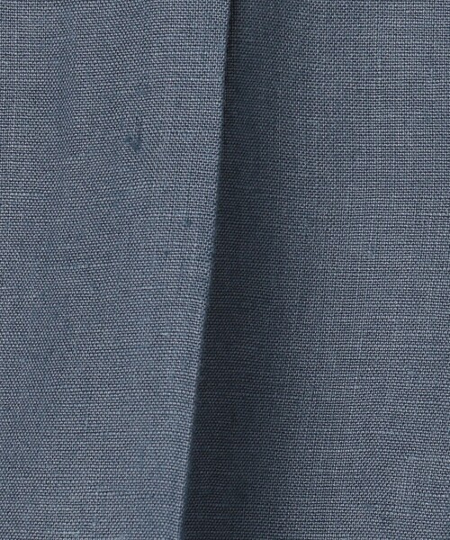 グルービンハイサックスブループリーツスラックス 新品 未使用 XL リネン グルービンハイサックスブループリーツスラックス 新品 未使用 XL