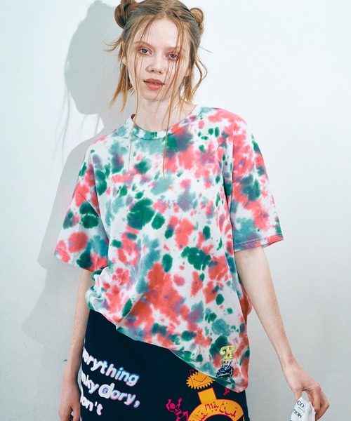 tシャツ M2299 タイダイビッグT レディース