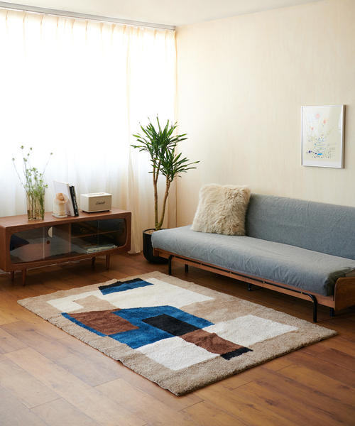 journal 幾何学模様ラグ furniture★ standard ★journal standard ファニチャー スタンダード Furniture（ジャーナル ラグ・カーペット