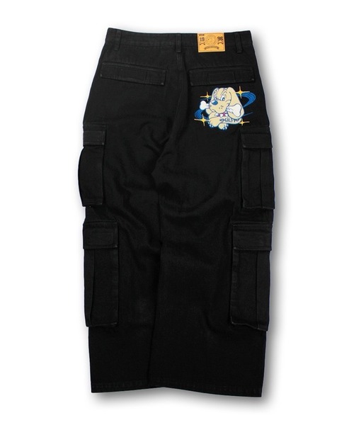 ガルフィー　ワイドパンツ　カーゴパンツ GALFY カーゴパンツ 「GALFY/ガルフィー」ダーティーデニム