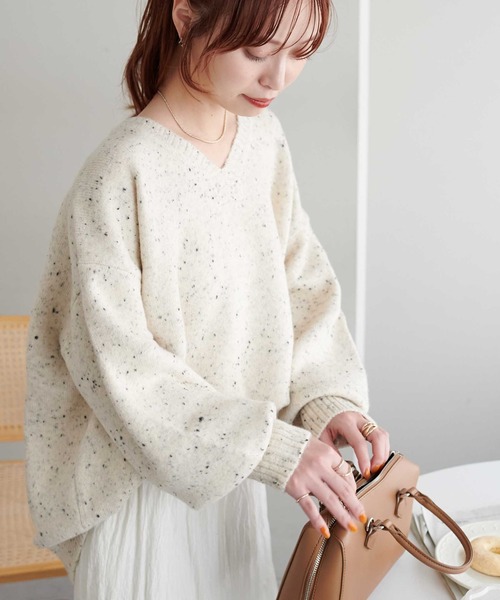 62250 ツアーディビジョン　Ｖネックセーター　グレー　サイズO セーター メンズ 綿 無地 THE (ザ) SWEATER V-neck Vネック コットン