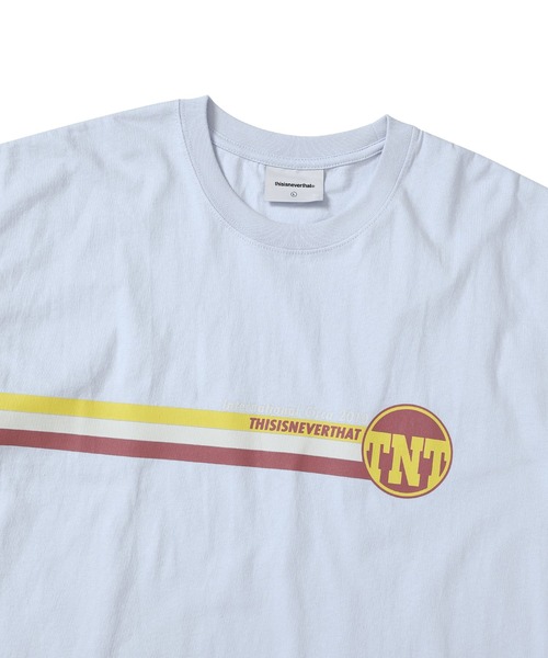 さらに100円引き◆thisisneverthat◆TNT Track Lines Tee Champion TNT Track Tee - thisisneverthat®