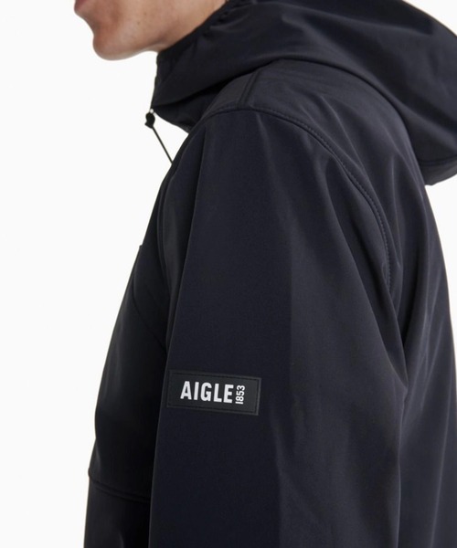 AIGLE（エーグル） ナイロンジャケット 撥水 ソフトシェル ストレッチ