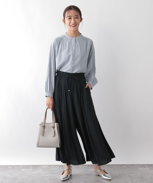 GLOBAL WORK（グローバルワーク） ブラウス シャツ さらさらリラックス