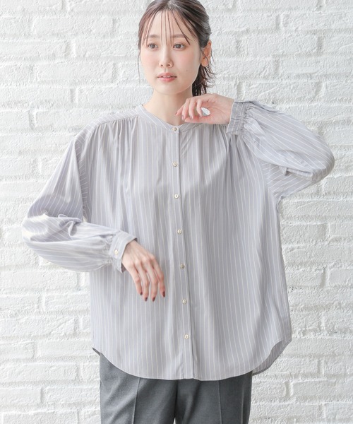 GLOBAL WORK（グローバルワーク） ブラウス シャツ さらさらリラックス