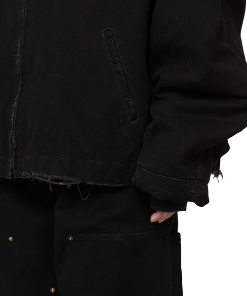 ジャケット・アウター KAMIYA Breached Rayon Jacket M BLACK ジャケット・アウター KAMIYA Breached Rayon Jacket M BLACK カミヤ