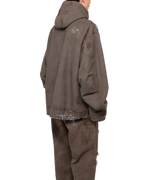 KAMIYA ブルゾン アウター BORO Duck Blouson メンズ : ZOZOTOWN Yahoo