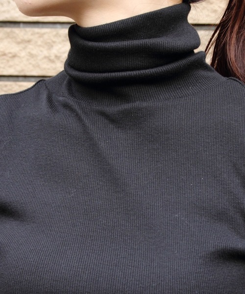 MEYAME（メヤメ） tシャツ ソフトリブタートルネック SOFT RIB