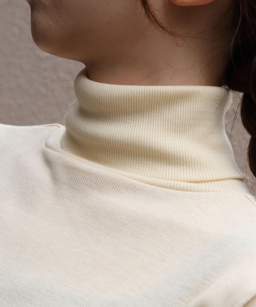 MEYAME（メヤメ） tシャツ ソフトリブタートルネック SOFT RIB