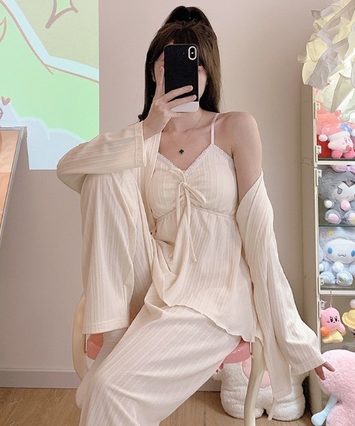 ルームウェア・パジャマ LUN Luanna Jena（ルアンナジェナ） ルームウェア ラウンドネック