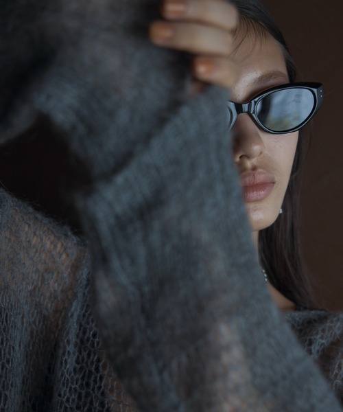 JOSE MOON ニット セーター MOHAIR HOLEDROP KNIT/モヘアホール