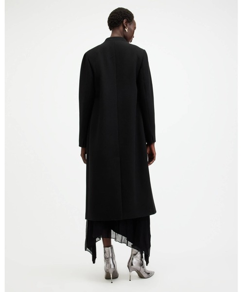 オールセインツ　アシンメトリー　コート アウター ALLSAINTS コート アウター MARGOH ASYMMETRIC WRAP FRONT COAT