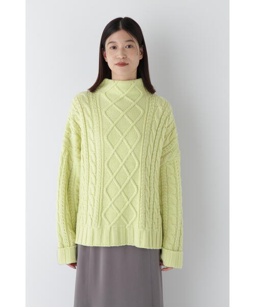 human woman（ヒューマンウーマン） ニット セーター バイカラー