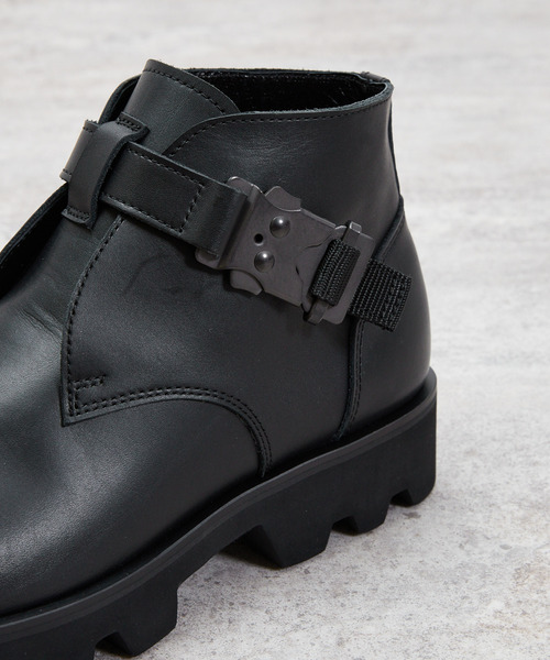 And A ブーツ PADRONE パドローネ / CS BUCKLE CHUKKA BOOTS