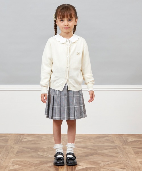 KP スカート チェックプリーツスカート(110〜130) キッズ 子供服