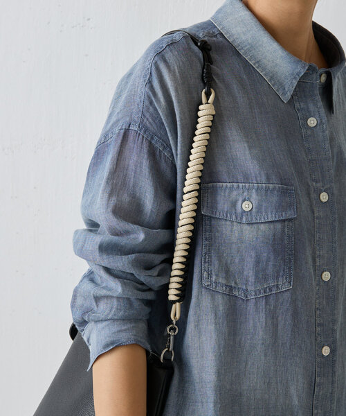 【関税/送料込】Loewe 編みこみストラップキーホルダー ロエベ 編み込み ショルダー ストラップ Thin Braided Strap