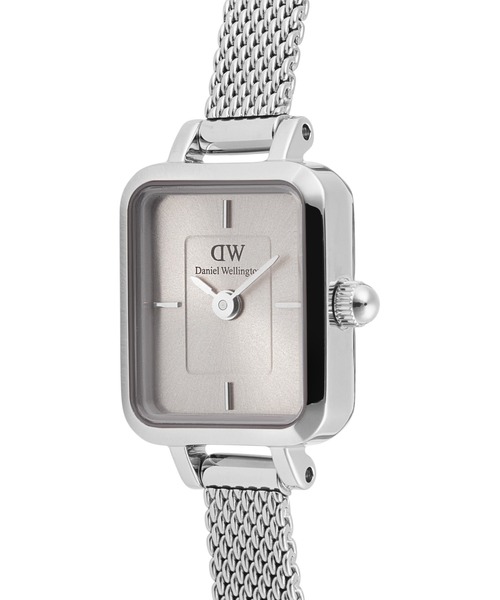 Daniel Wellington Quadro 腕時計 シルバー Quadro - Women's square watch in silver | DW