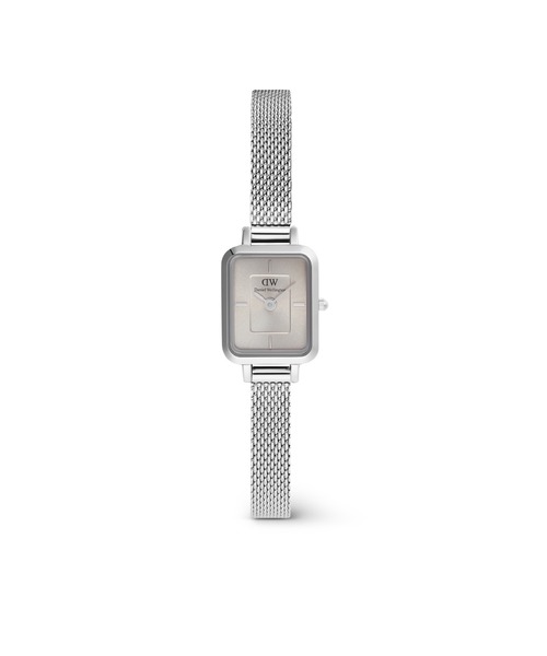 Daniel Wellington Quadro 腕時計 シルバー セール】Quadro 20x26 シルバー チャコール レディース 腕時計