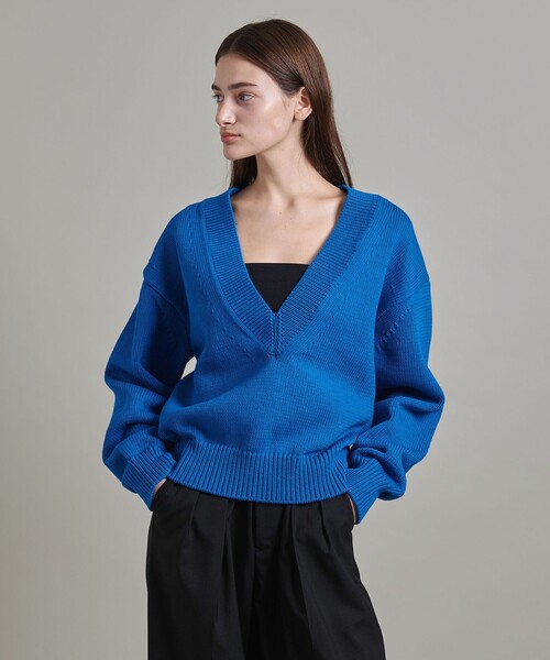 ニット セーター 「LOEFF」リリヤン Vネック ニット プルオーバー レディース LOEFF ニット セーター 「LOEFF」リリヤン Vネック プルオーバー