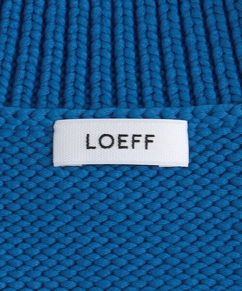 LOEFF ニット セーター 「LOEFF」リリヤン Vネック プルオーバー