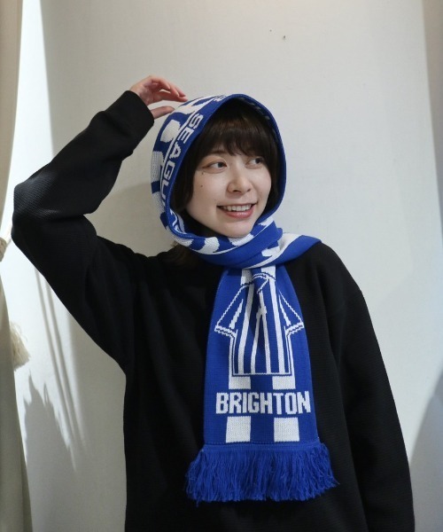 ブライトン　Brighton & Hove Albion FC マフラー fridge マフラー 「Football Scarf」フットボールマフラー