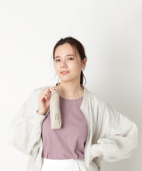 FURLA 折りたたみ傘 遮光 晴雨兼用 折りたたみ日傘 軽量