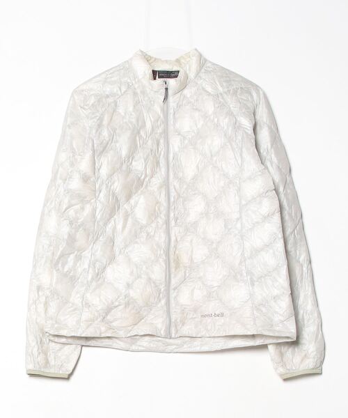 mont-bell ダウンジャケット Ｌ mont-bell 「mont-bell」 刺繍ダウンジャケット L ホワイト メンズ