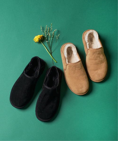 【極美品】UGG ボア スリッポン フラッフクロッグ 25cm ファー 冬支度 極美品】UGG ボア スリッポン フラッフクロッグ 25cm ファー 冬支度