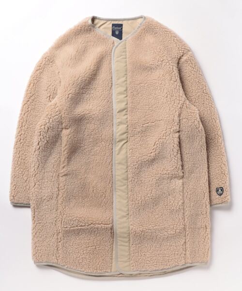 ORCIVAL（オーシバル） ノーカラーコート 2 ベージュ レディース