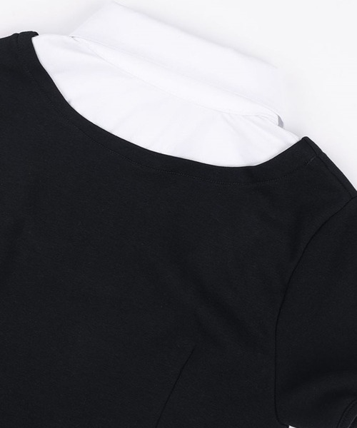 ブラウス シャツ FANCY CLUB／リボンTシャツ レディース FANCY CLUB ブラウス シャツ CLUB／リボンTシャツ レディース