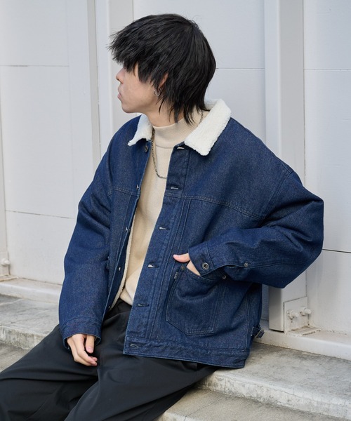 「COLONY 2139」 デニムジャケット MEDIUM ネイビー メンズ_画像7