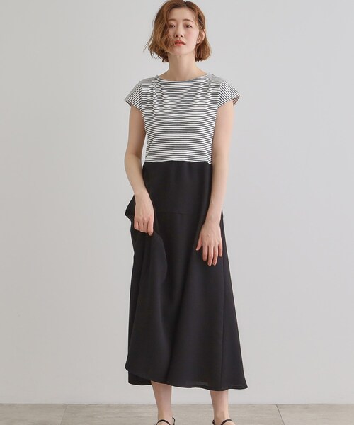 agustdsuga00020390　ワンピース ダブルカラーニットワンピース | JILL by JILL STUART（ジル